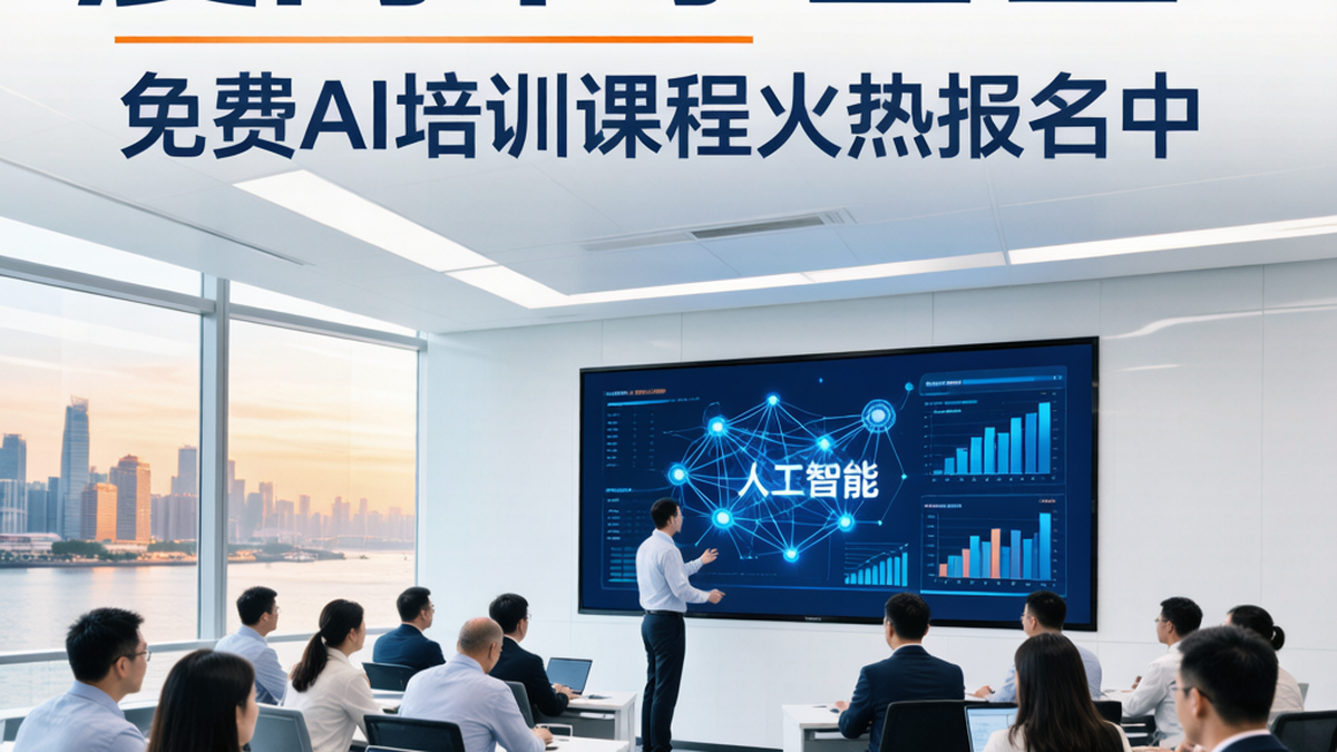 厦门市中小企业AI赋能专题模块班免费开放报名:8月7日开课,企业管理者可报